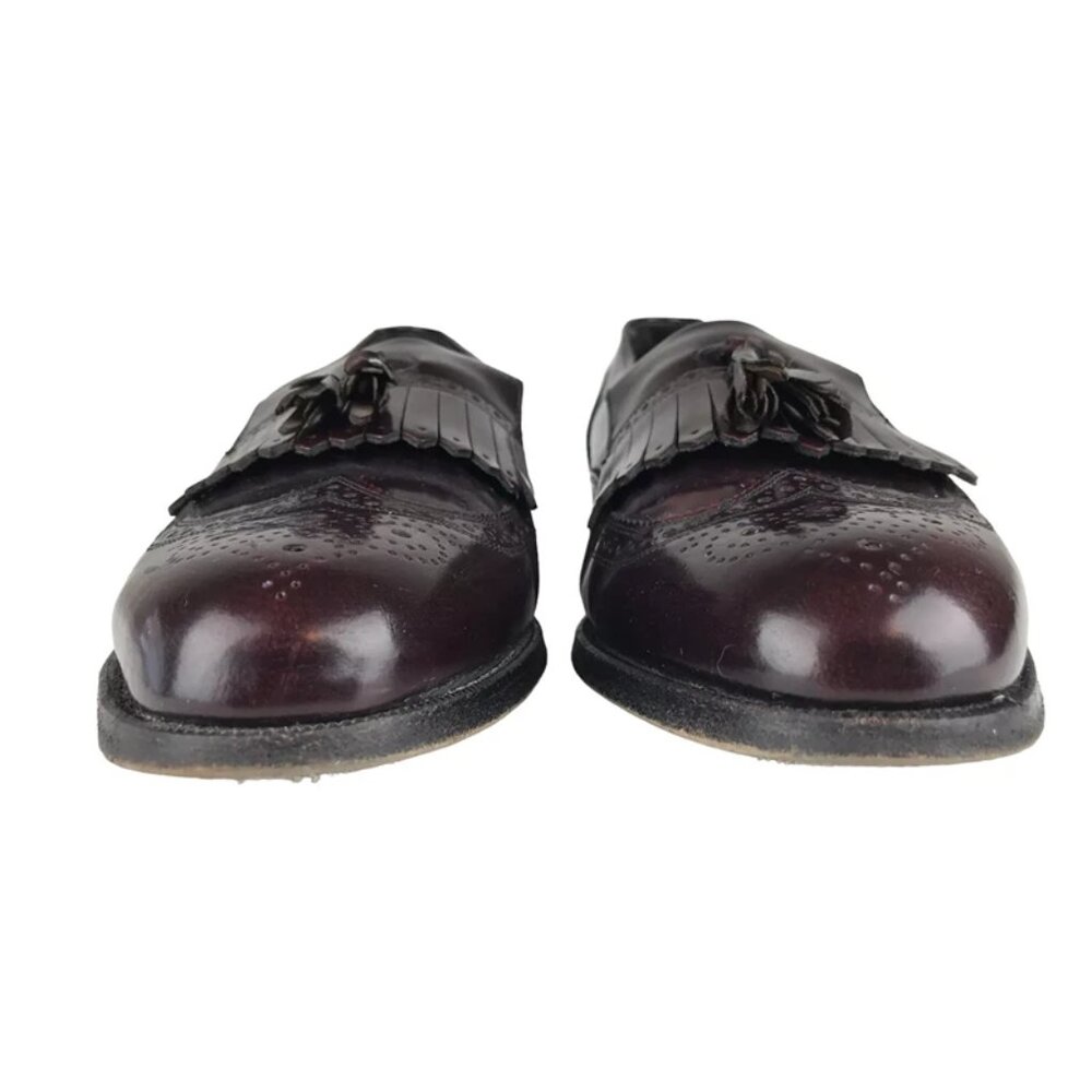 Florsheim Mens Dark Brown 30495 Almond Toe Slip On Loafer Shoes Size 10.5‎ D - Picture 3 of 9